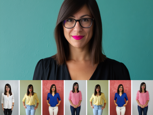 Cleanes Porträt mit individuell steuerbaren Eigenschaften